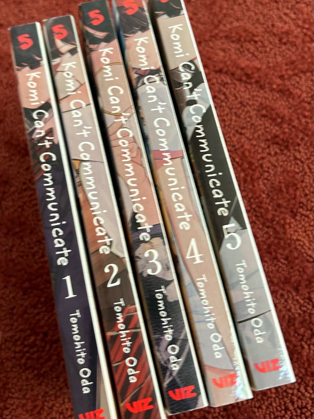 Manga Komi Can't Communicate Volumes 1-5